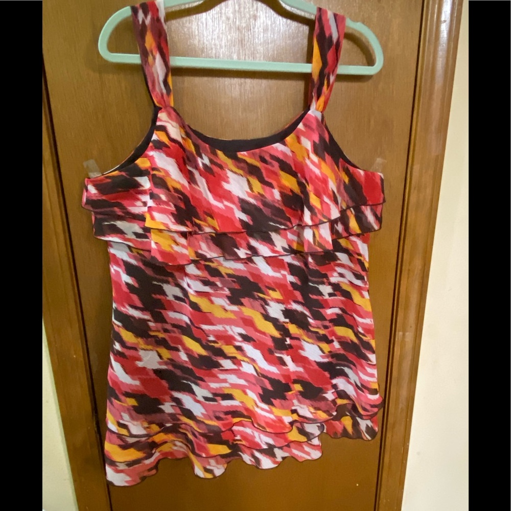 Lane Bryant multi layered sleeveless blouse 18/20